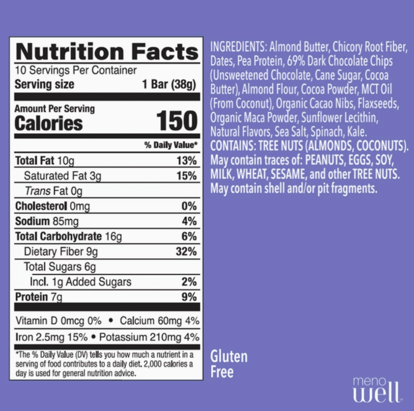 Menopause Bars compound