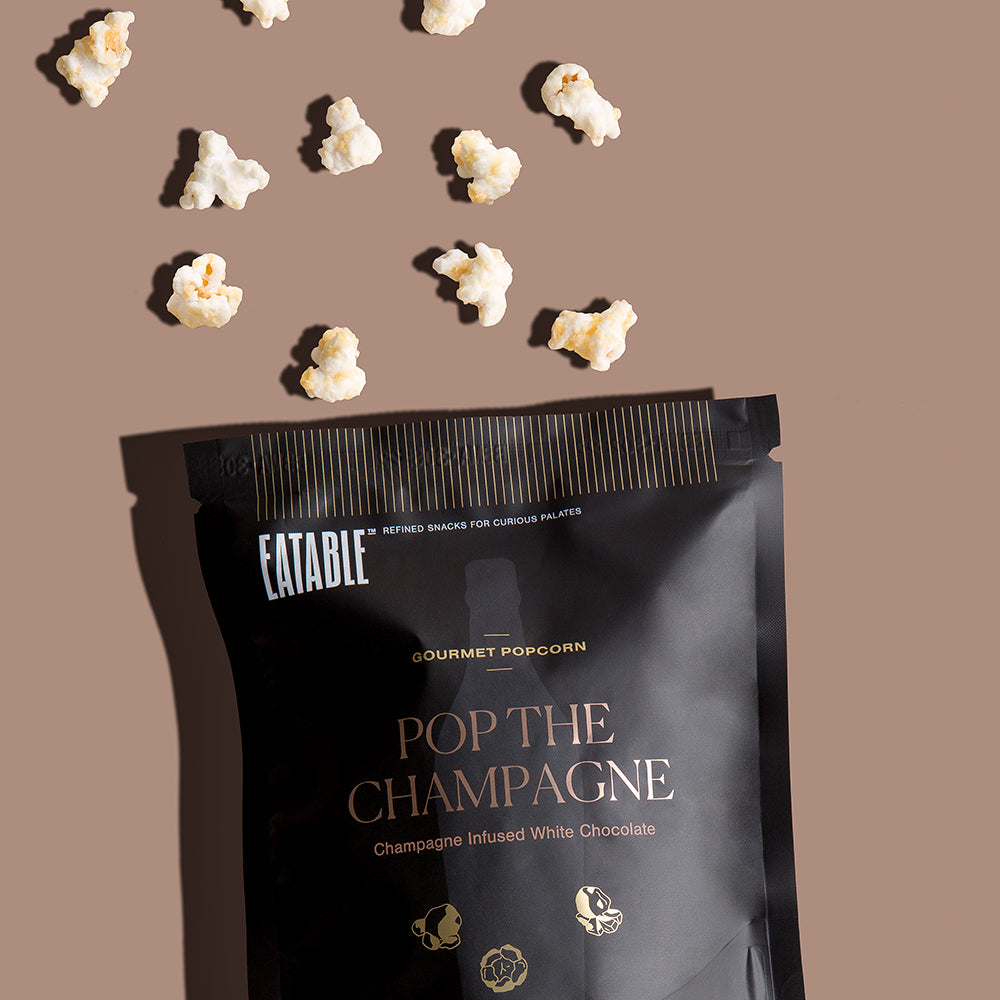 Pop the Champagne (Mini) Wine Infused Gourmet Popcorn-Moonbow