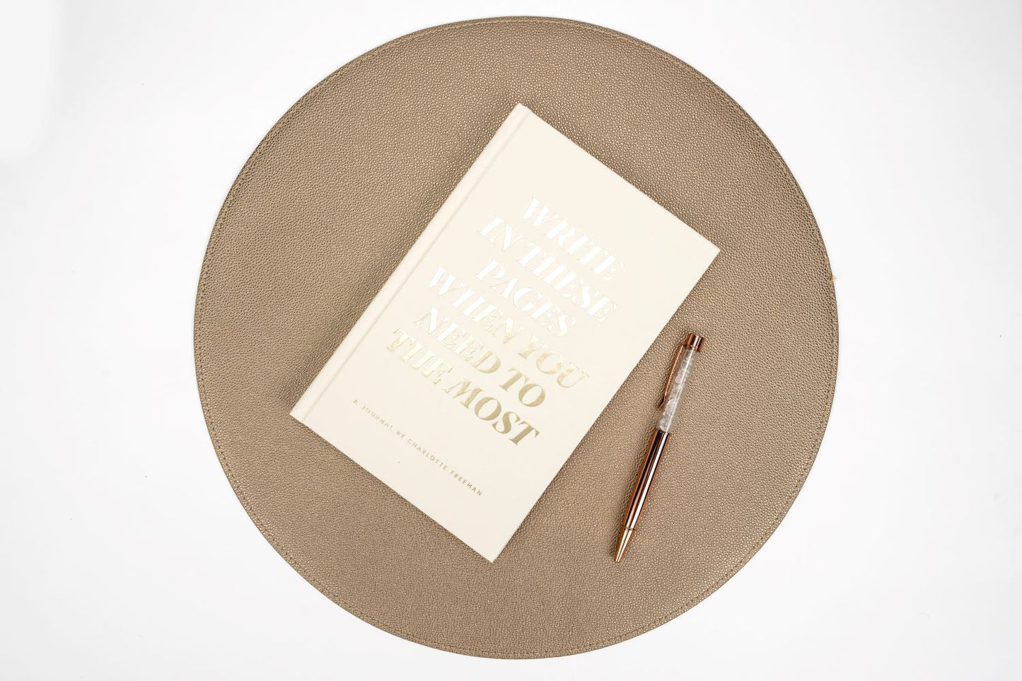 Journal and pen