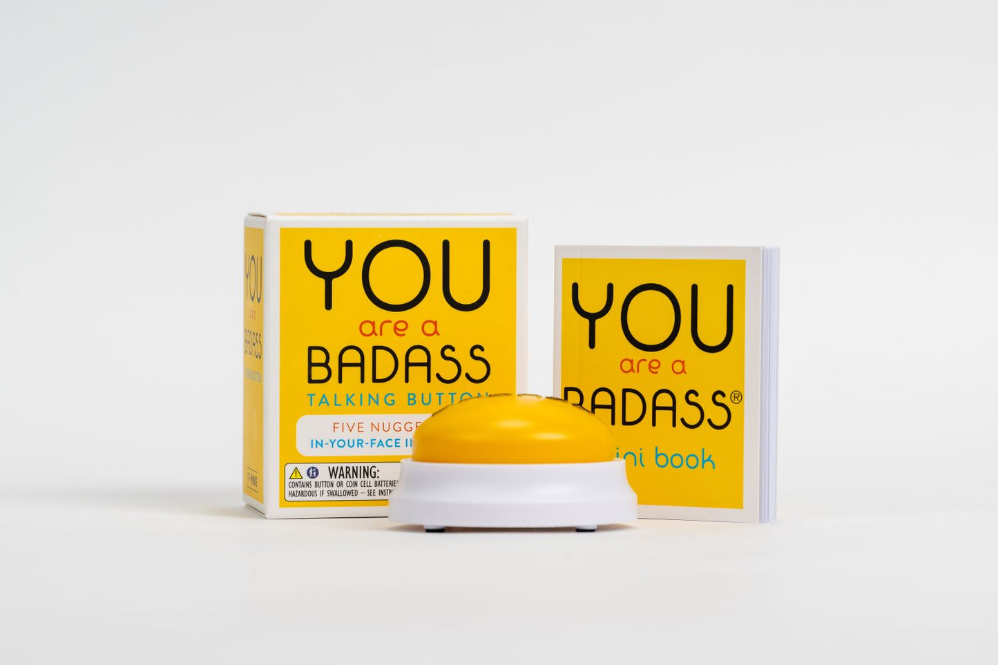 Bad Ass Talking Button-Moonbow