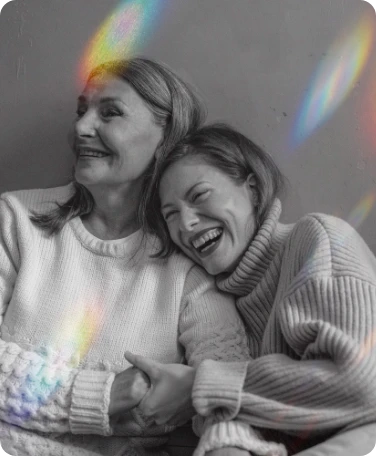 mother and daughter