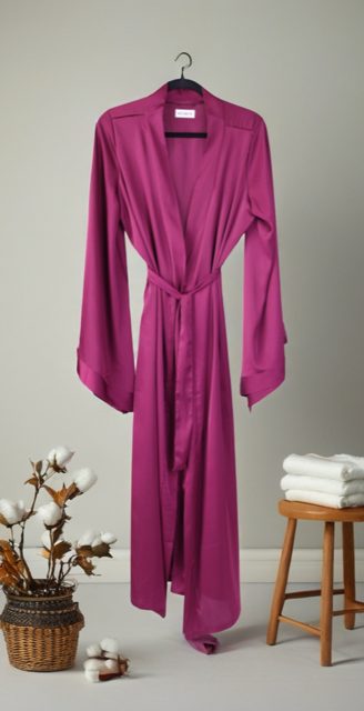 Moonbow Satin Kimono Robe